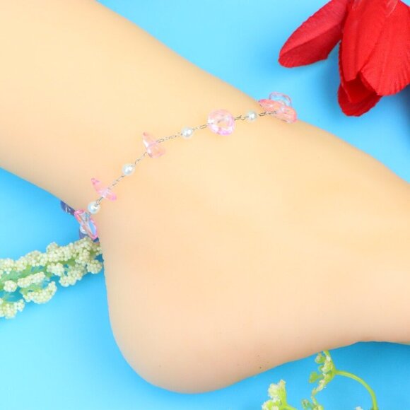 Elegant Handmade Anklet – Perfect for Women & Girls | Ideal Gift Option, DYC1418 - Picture 2 of 9